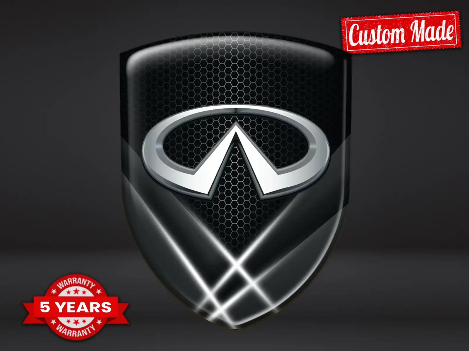 Infiniti Autocollant Bombé Max Durable Stylé Pro Performance